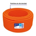 Metro de poliducto 1/2" corrugado flex. s/guía, rollo 100 m