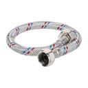 Manguera lavabo/fregadero, aluminio, 1/2"x1/2",40 cm, Foset