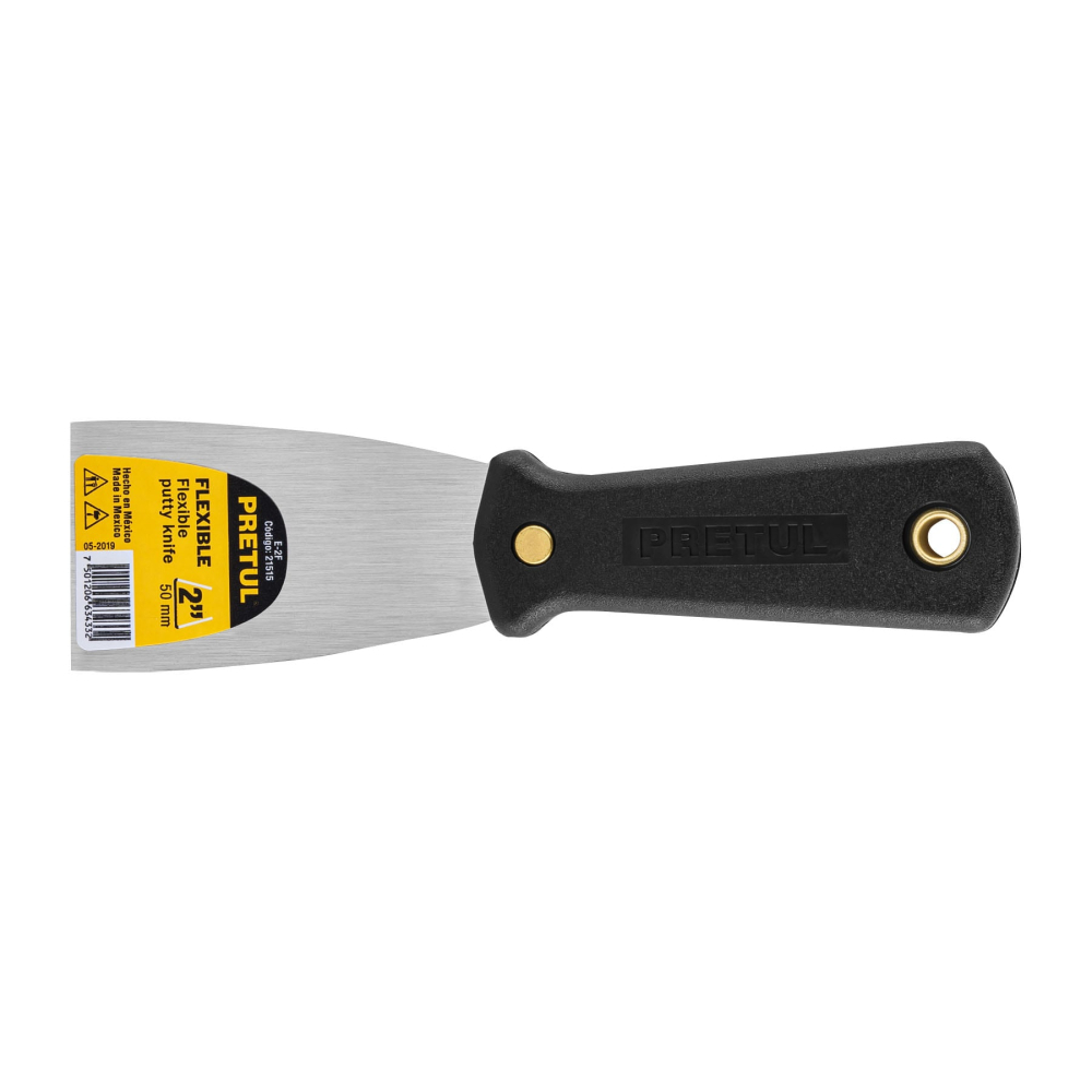 Espátula flexible 2" con mango de plástico, Pretul