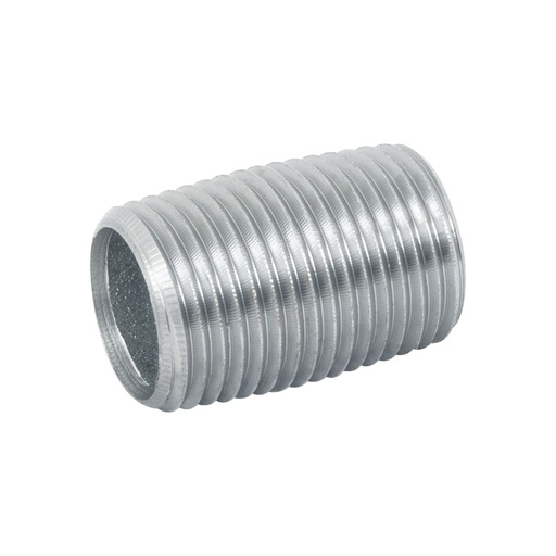 [CG-471] Niple de acero galvanizado 1/2" cuerda corrida, Foset