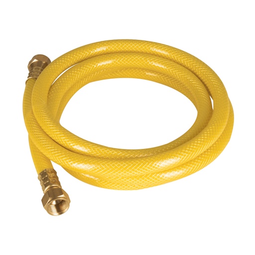[MGA-20] Manguera para gas, PVC amarilla, 3/8"x2 m, c/conexión, Foset