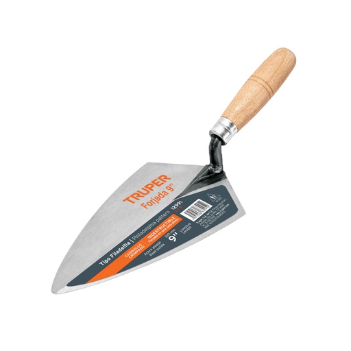 [CT-9] Cuchara para albañil 9" forjada tipo Filadelfia, Truper