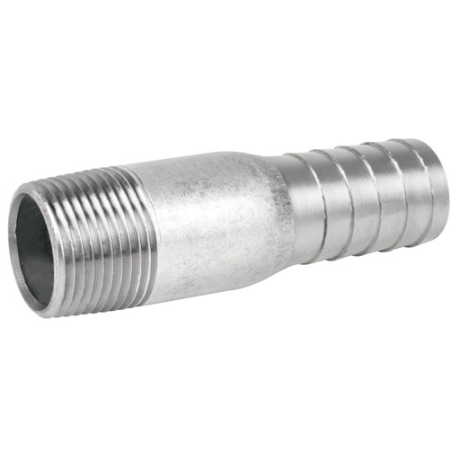 [CG-481] Niple de acero galvanizado 3/4" tipo botella, Foset