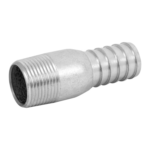 [CG-482] Niple de acero galvanizado 1" tipo botella, Foset