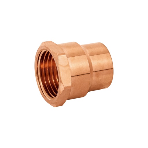 [CC-601] Conector de cobre, rosca interior 1/2", Foset